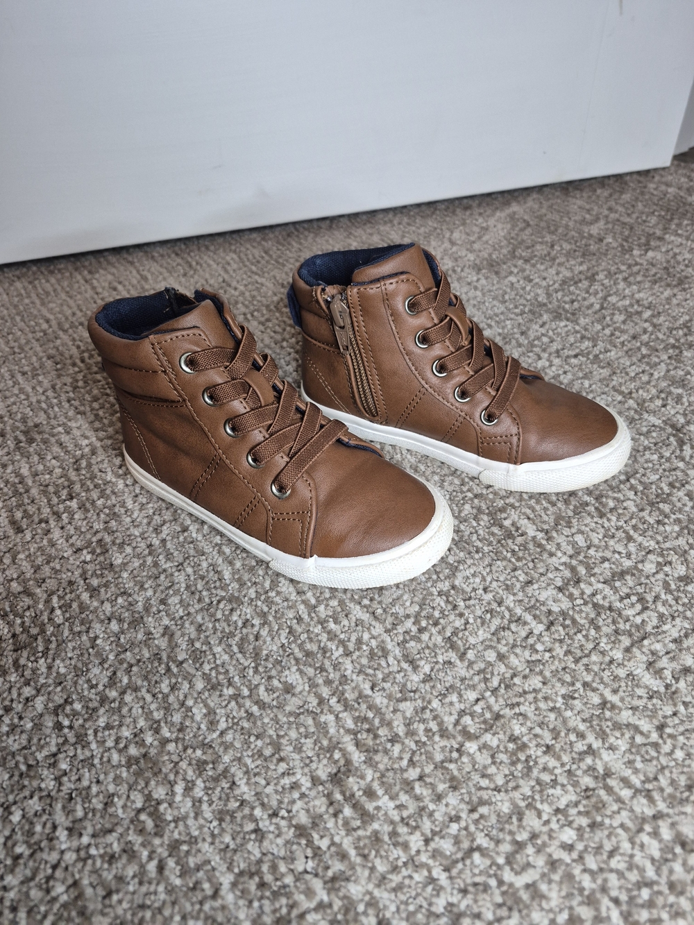 Cat & Jack Brown High-Top Kids Boots